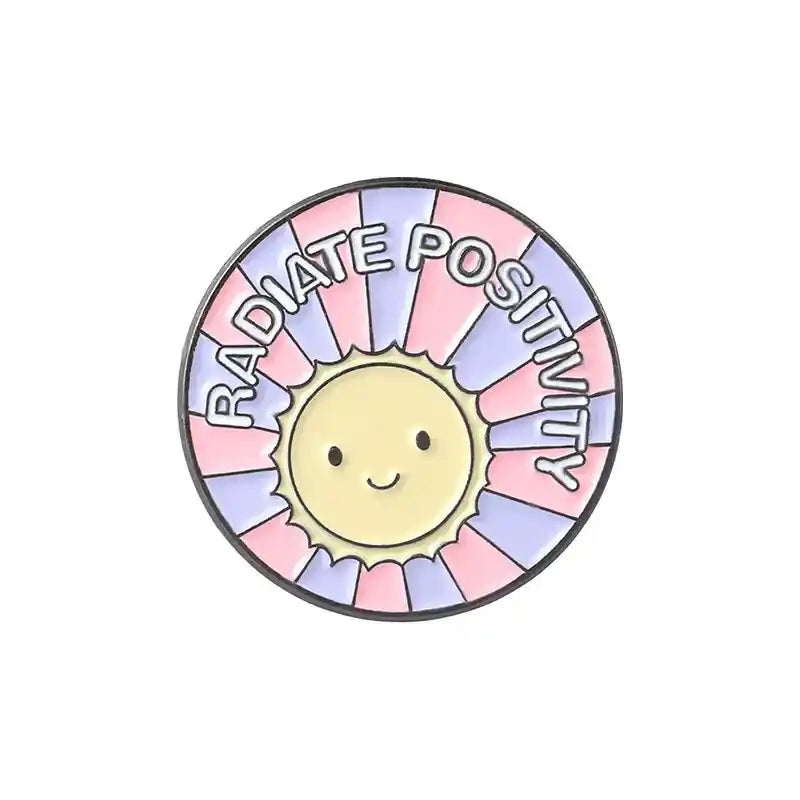 Pin's Soleil Radiate Positivity