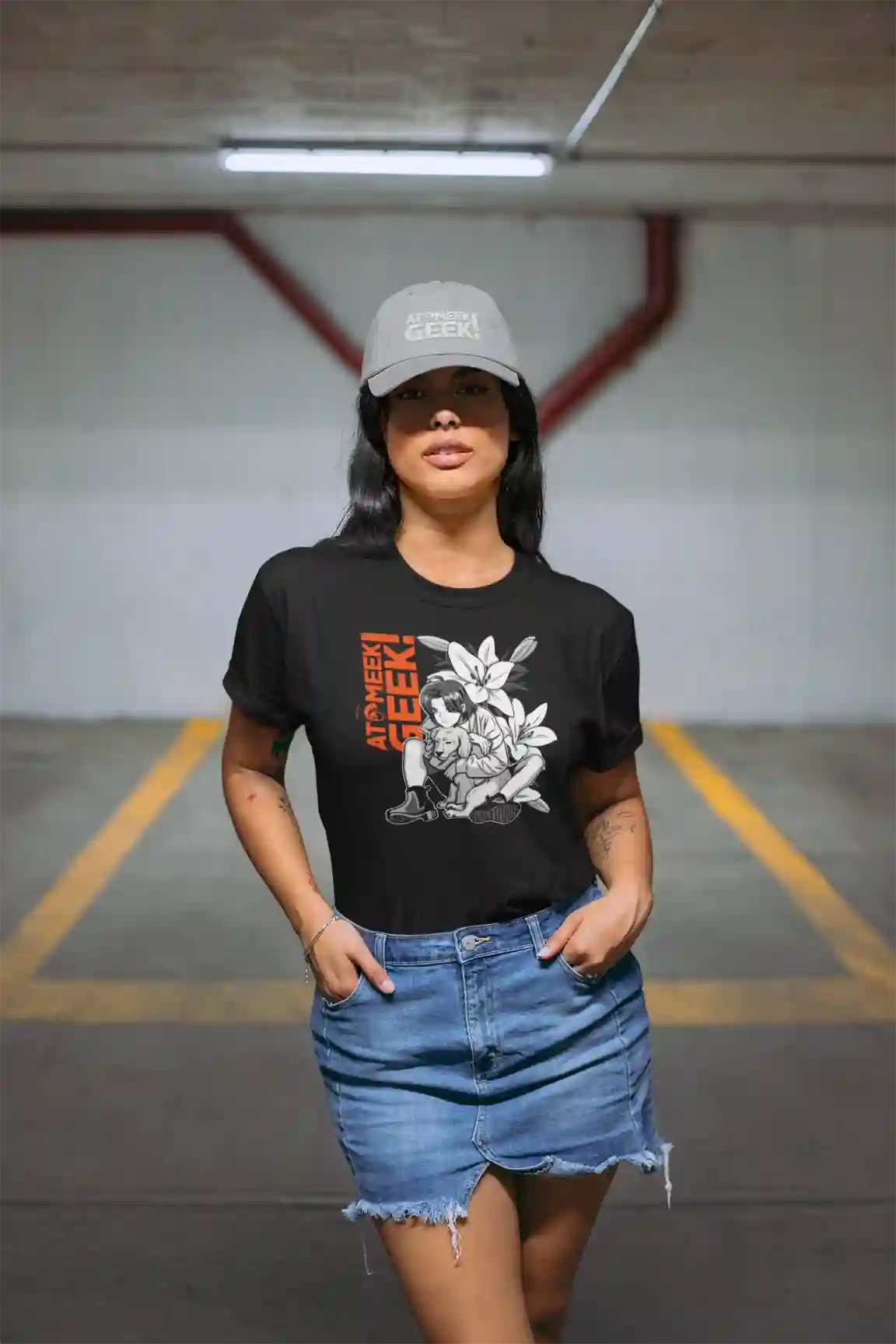 Yuri / Orange - T-shirt Unisexe