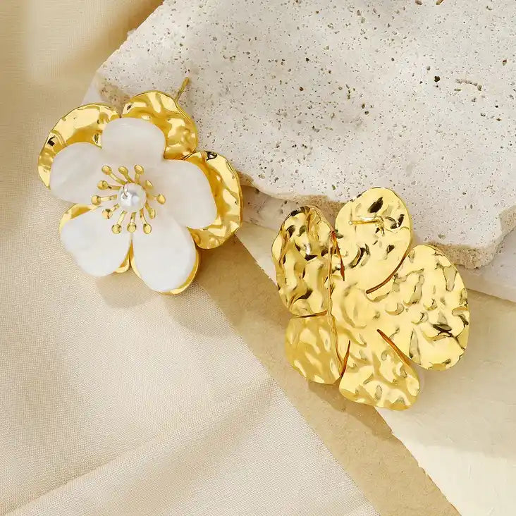 Boucles d'oreilles Fleur de Pommier