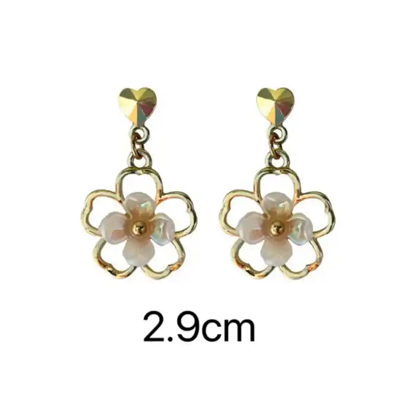 Boucles d'oreilles Pommier en Fleur