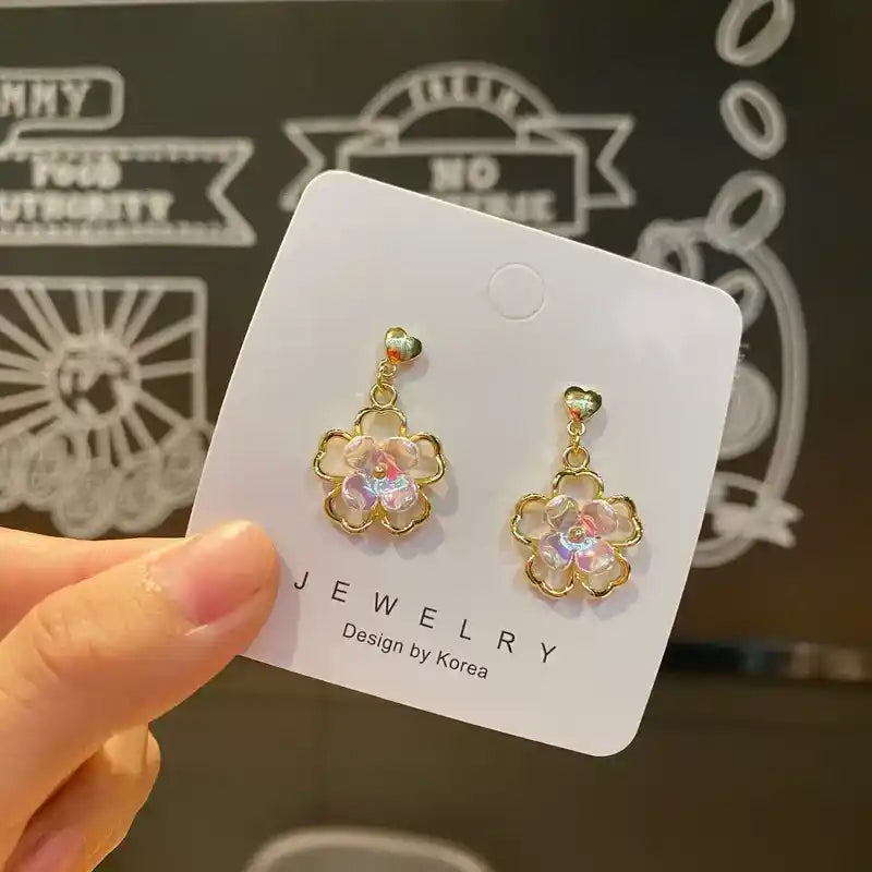 Boucles d'oreilles Pommier en Fleur