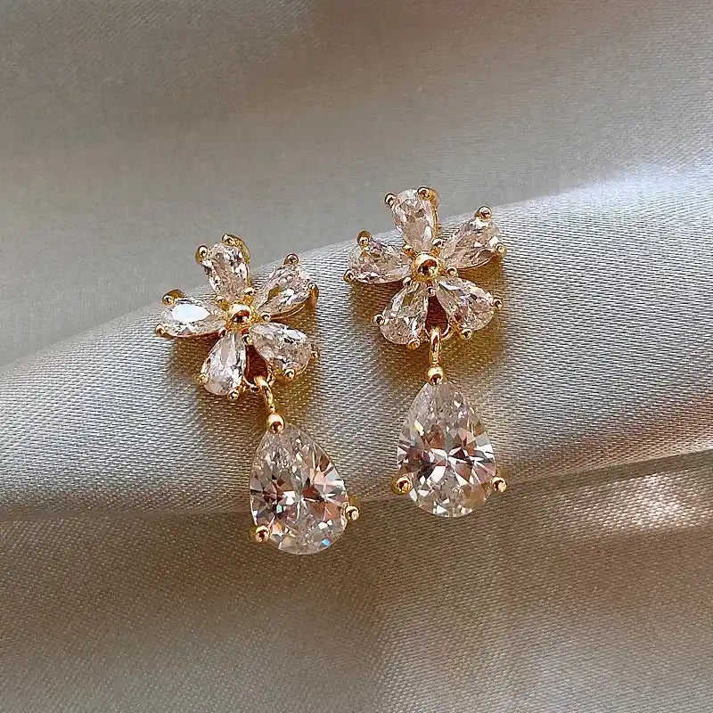 Boucles d’Oreilles Rosée du Matin