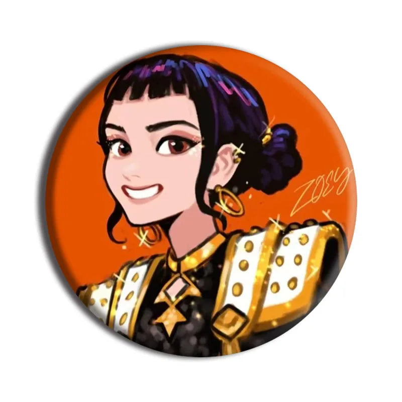 Badges Kpop Demon Hunters (3 modèles au choix)