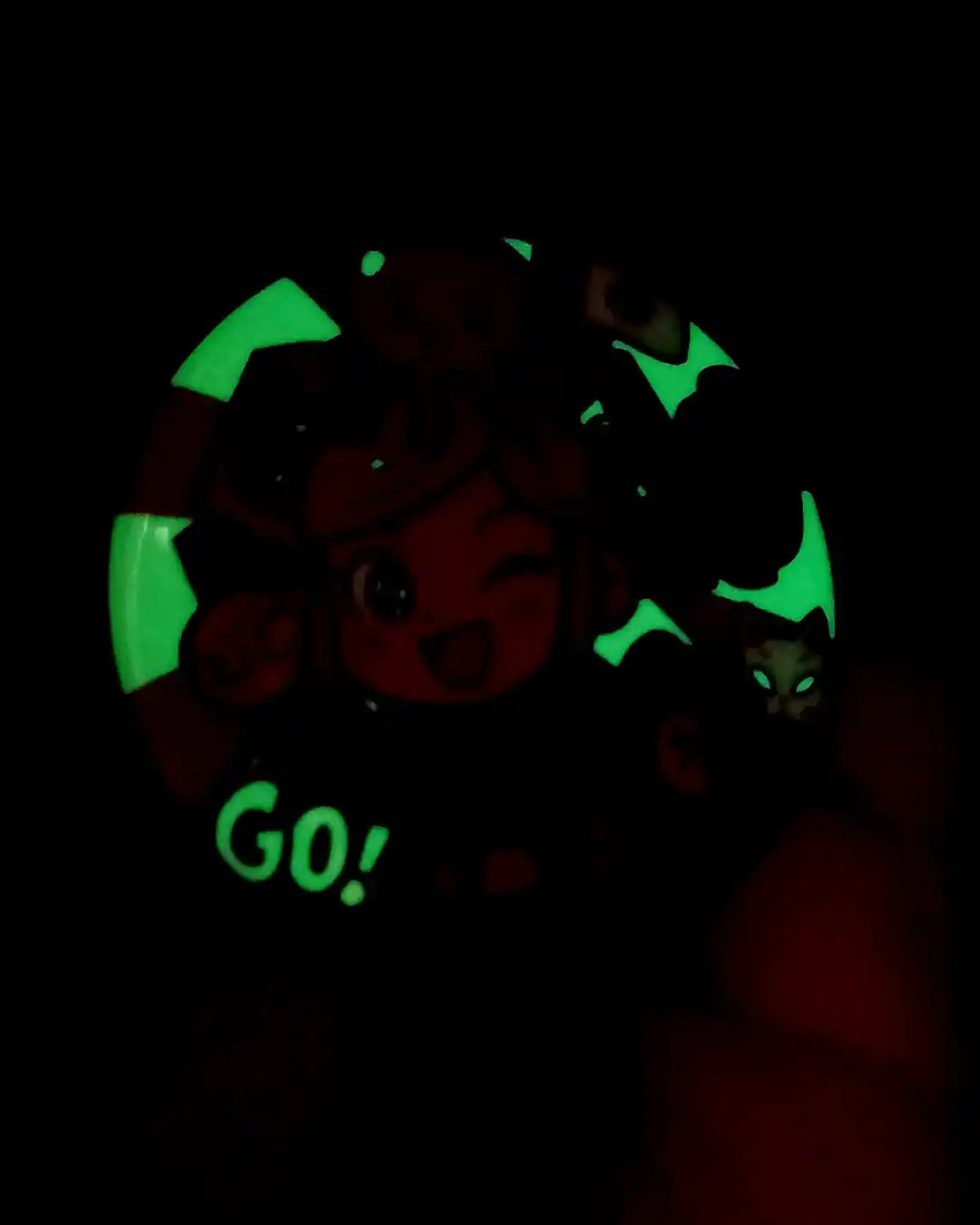 Badge Phosphorescent Geekélia Gamer