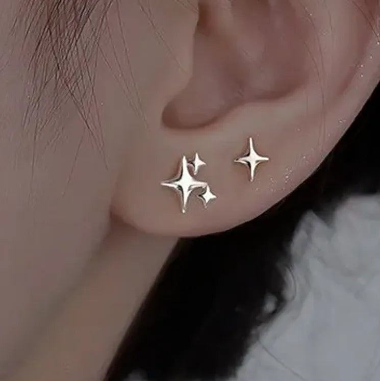 Boucles d'oreilles Etoiles Scintillantes
