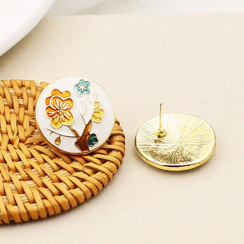 Boucles d'oreilles Fleurs de Pommier