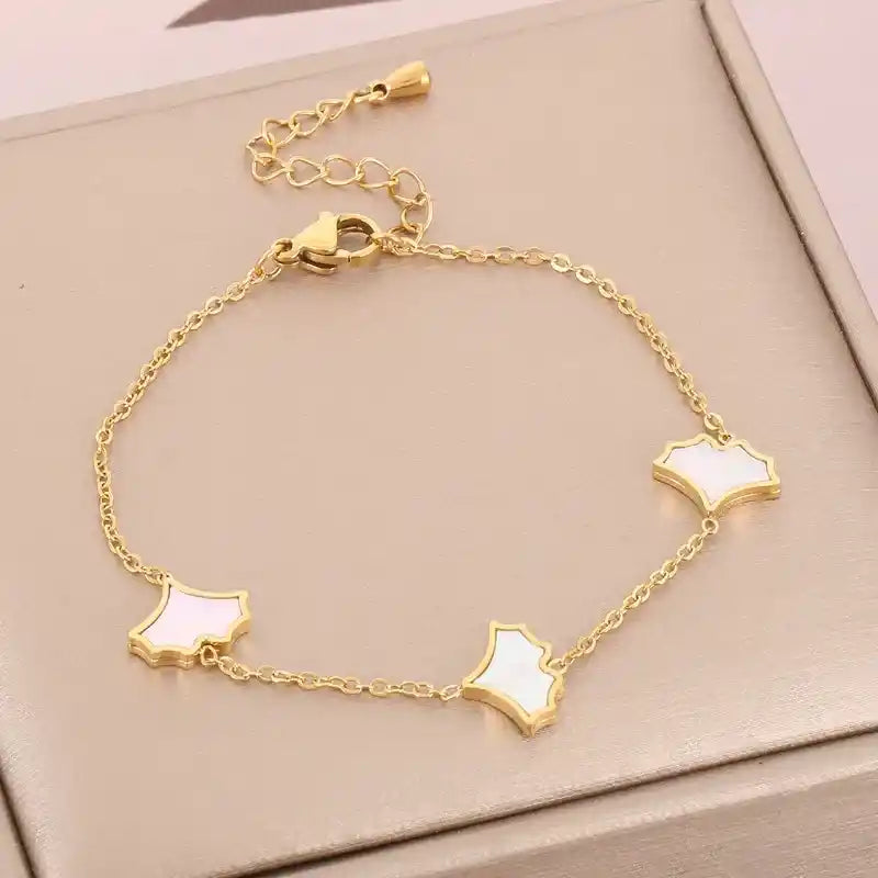 Bracelet Ginkgo Nacré