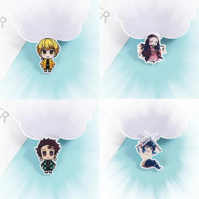 Broches Demon Slayer (11 modèles au choix)