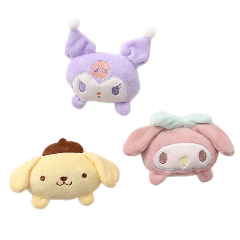 Broche peluche Sanrio (3 personnages différents)