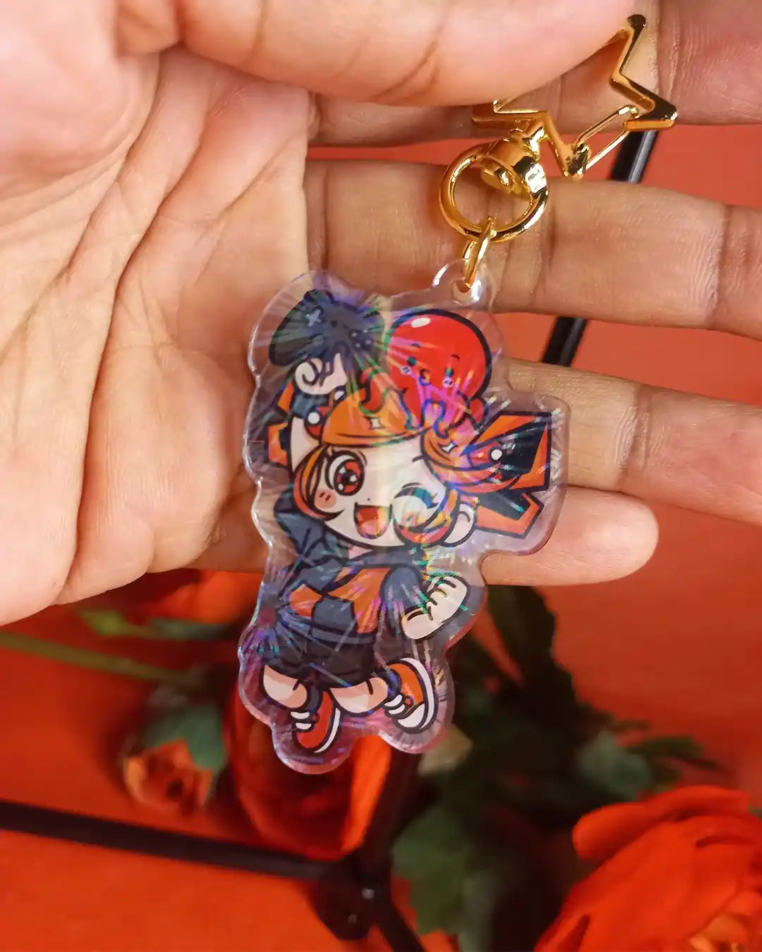 Porte-clé Geekélia et Takoyageek Gamer