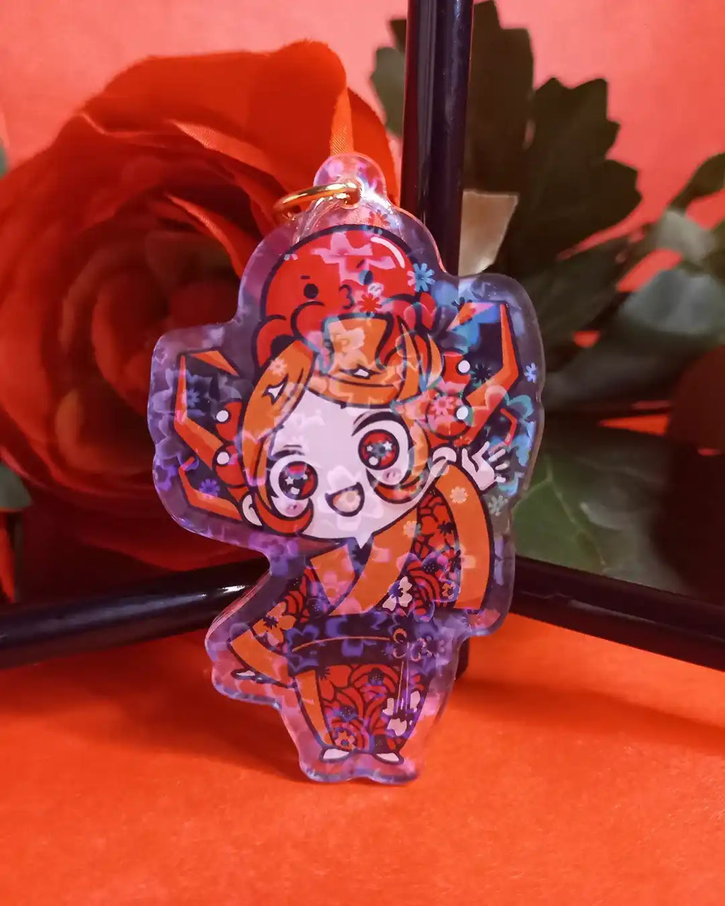 Porte-clé Geekélia et Takoyageek Geisha