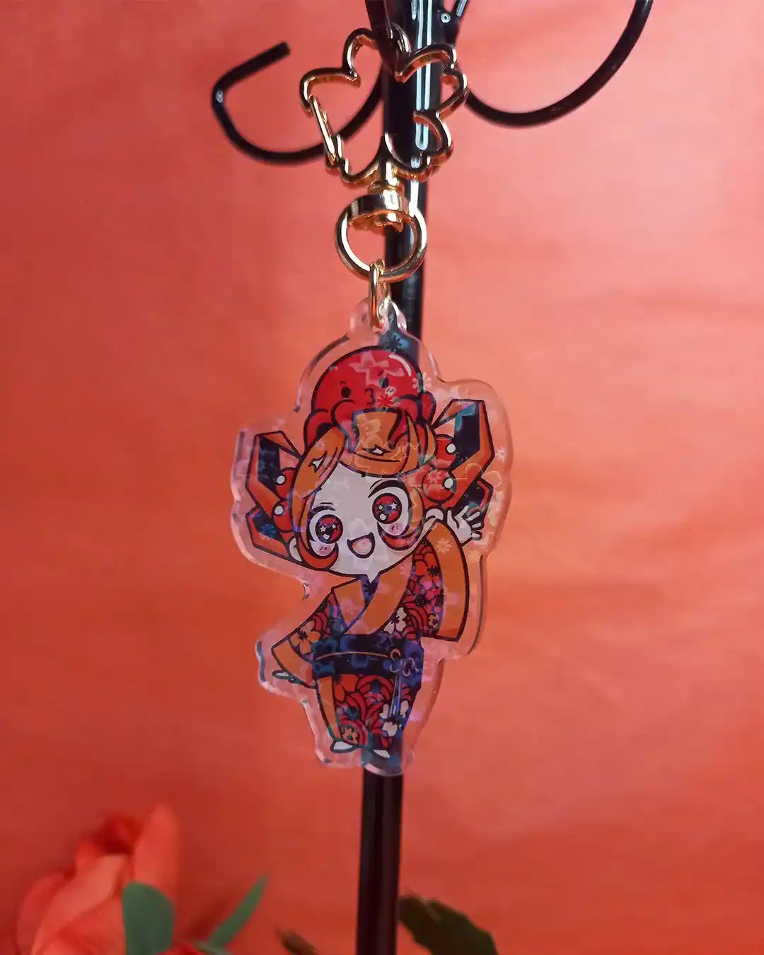 Porte-clé Geekélia et Takoyageek Geisha