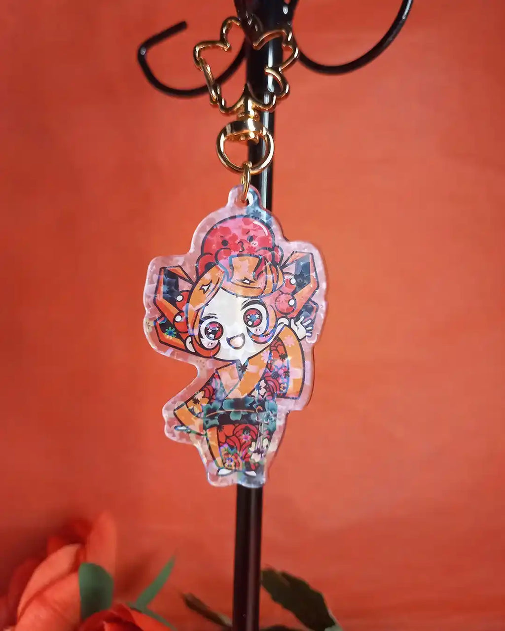 Porte-clé Geekélia et Takoyageek Geisha