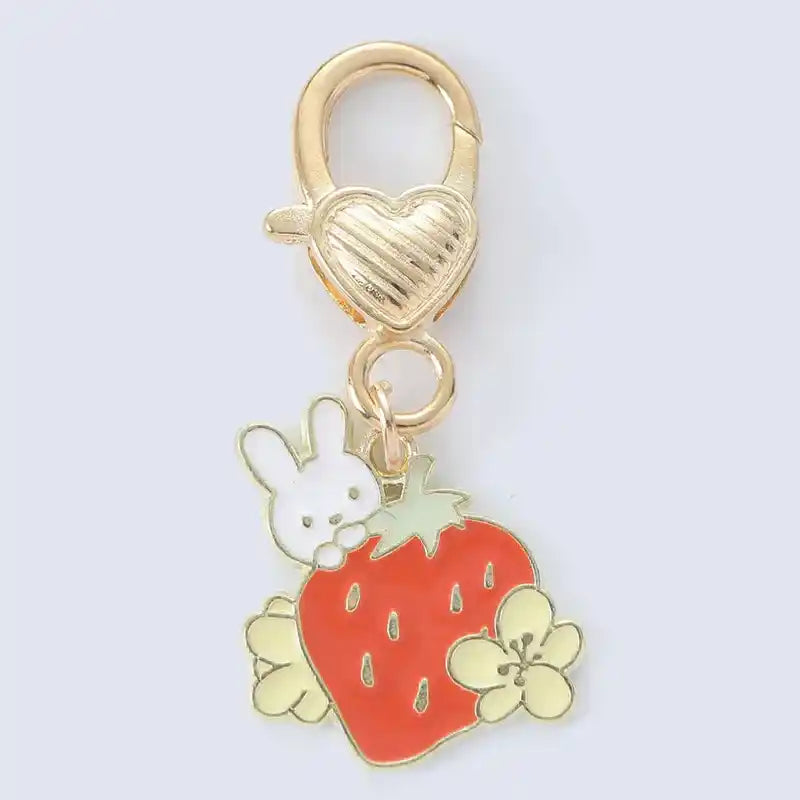 Porte-clés Lapin et Fraise