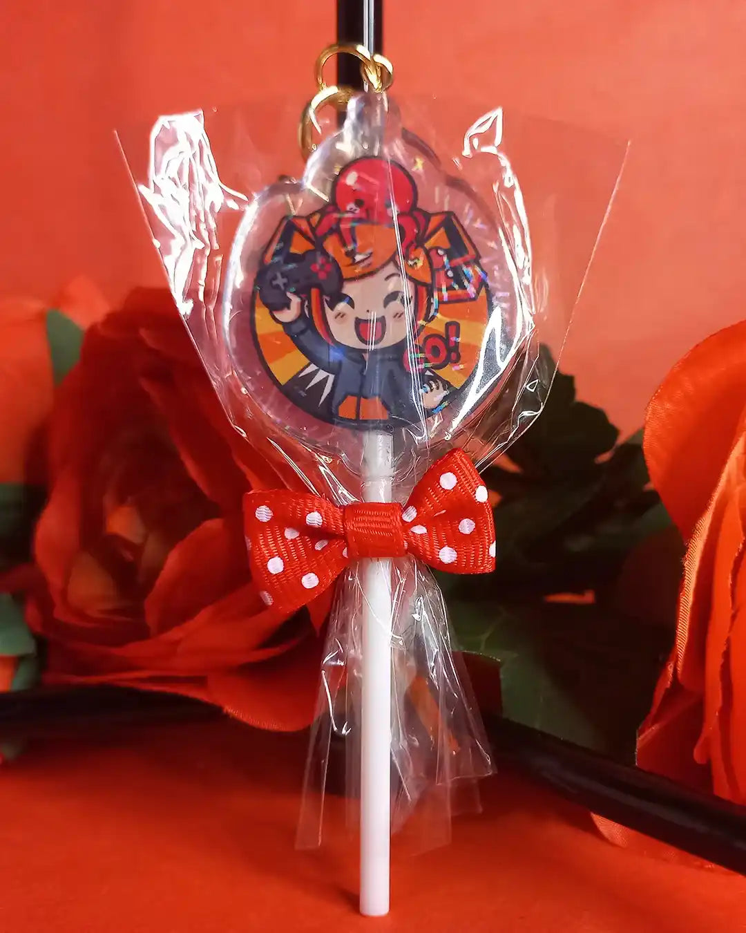 Porte-clé Lollipop Geekélia et Takoyageek Gamer