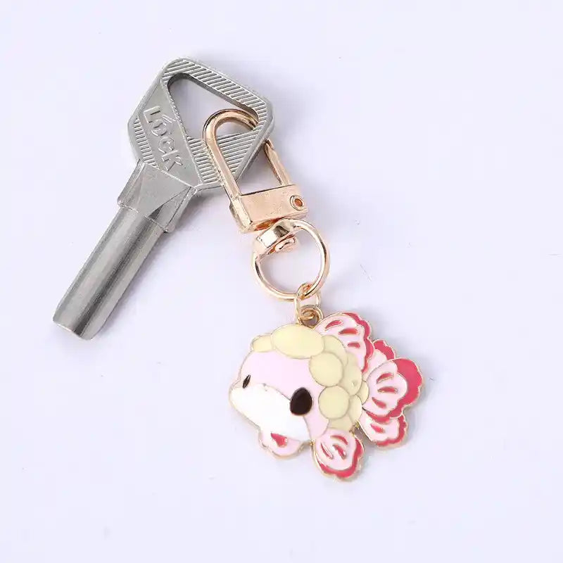 Porte-clés Poisson Rose