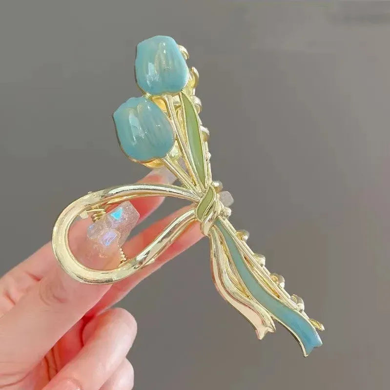 Pince à cheveux Tulipe Romantique