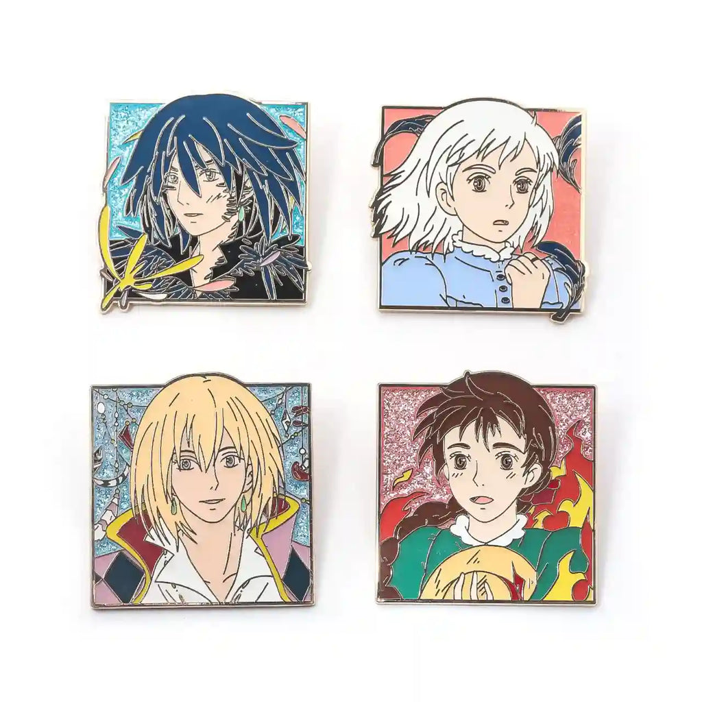 Pin's Ghibli Hauru et Sophie (4 modèles différents)
