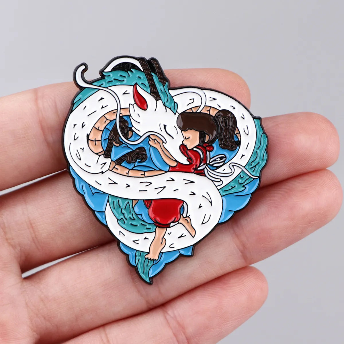 Pin's Chihiro et Haku Ghibli #03
