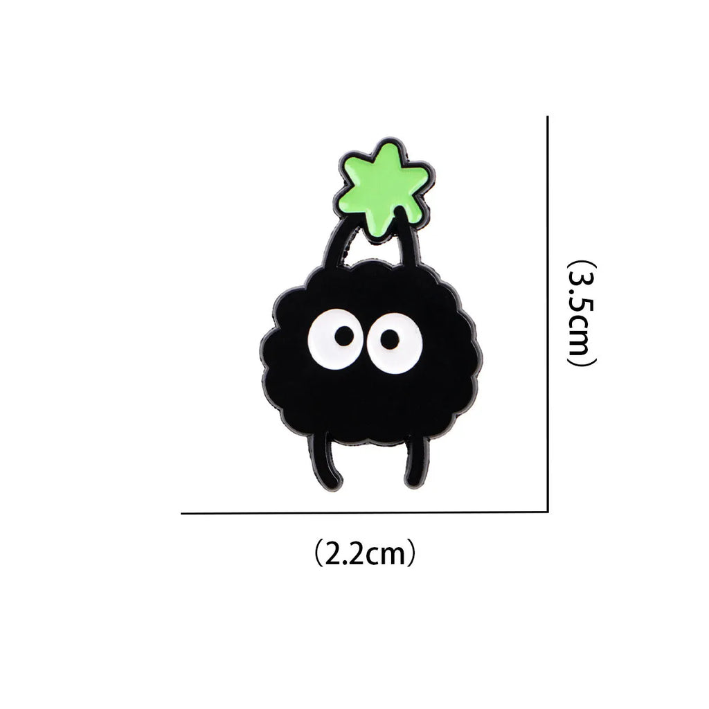 Pin's Susuwatari Ghibli #08 (3 modèles différents)