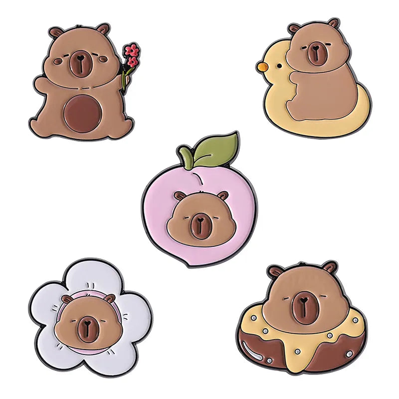 Pin's Capibara (4 modèles différents)