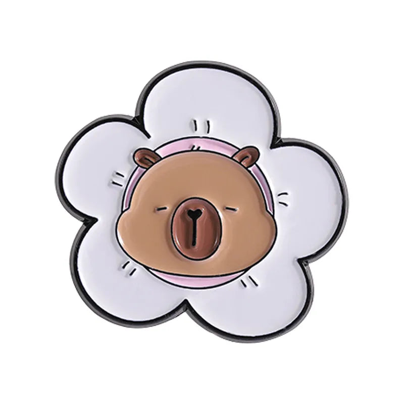 Pin's Capibara (4 modèles différents)