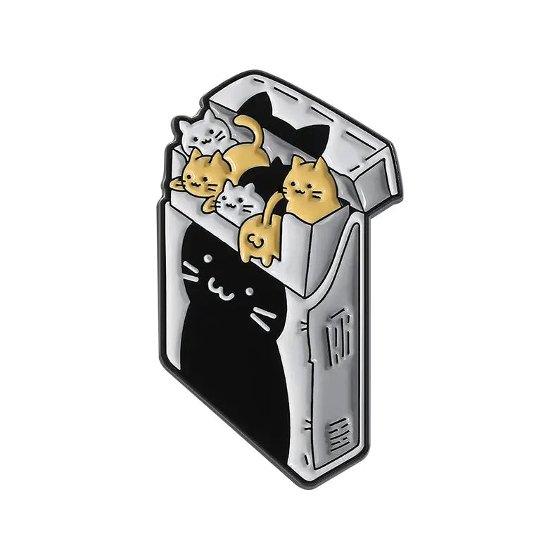 Pin's Chatons Cigarette