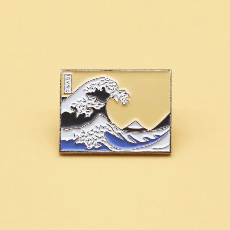 Pin's Vague de Kanagawa