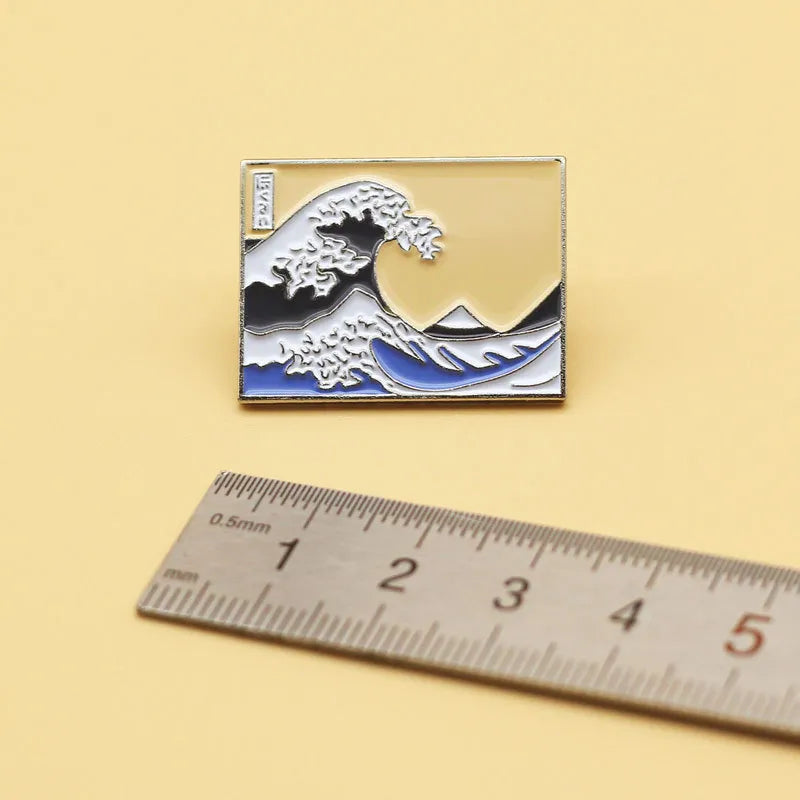 Pin's Vague de Kanagawa