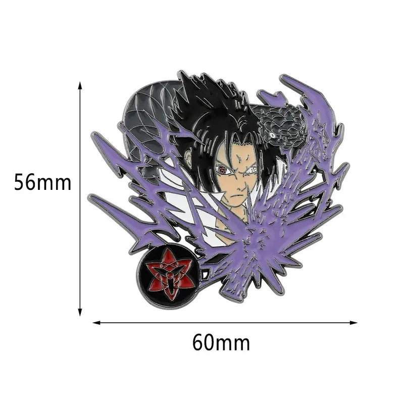 Pin's Sasuke et Aoda Modele 02 - Naruto