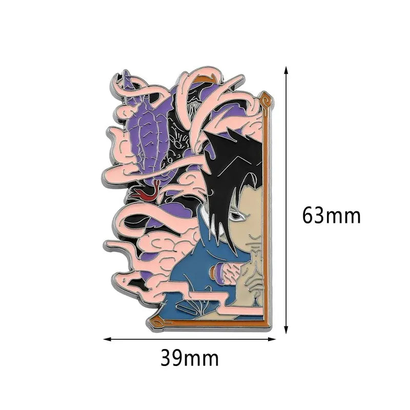 Pin's Sasuke et Aoda Modele 01 - Naruto