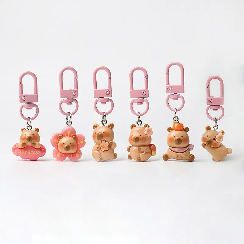 Porte-clé Capibara (6 modèles différents)