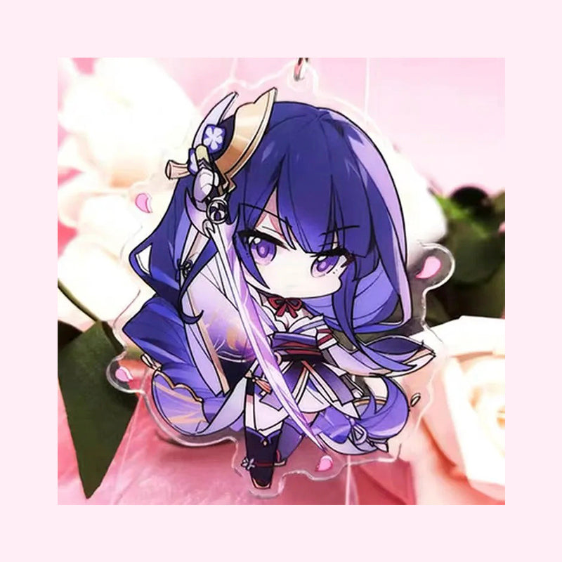 Porte-clés Raiden Shogun Modèle 01 - Genshin Impact