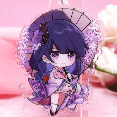 Porte-clés Raiden Shogun Modèle 02 - Genshin Impact