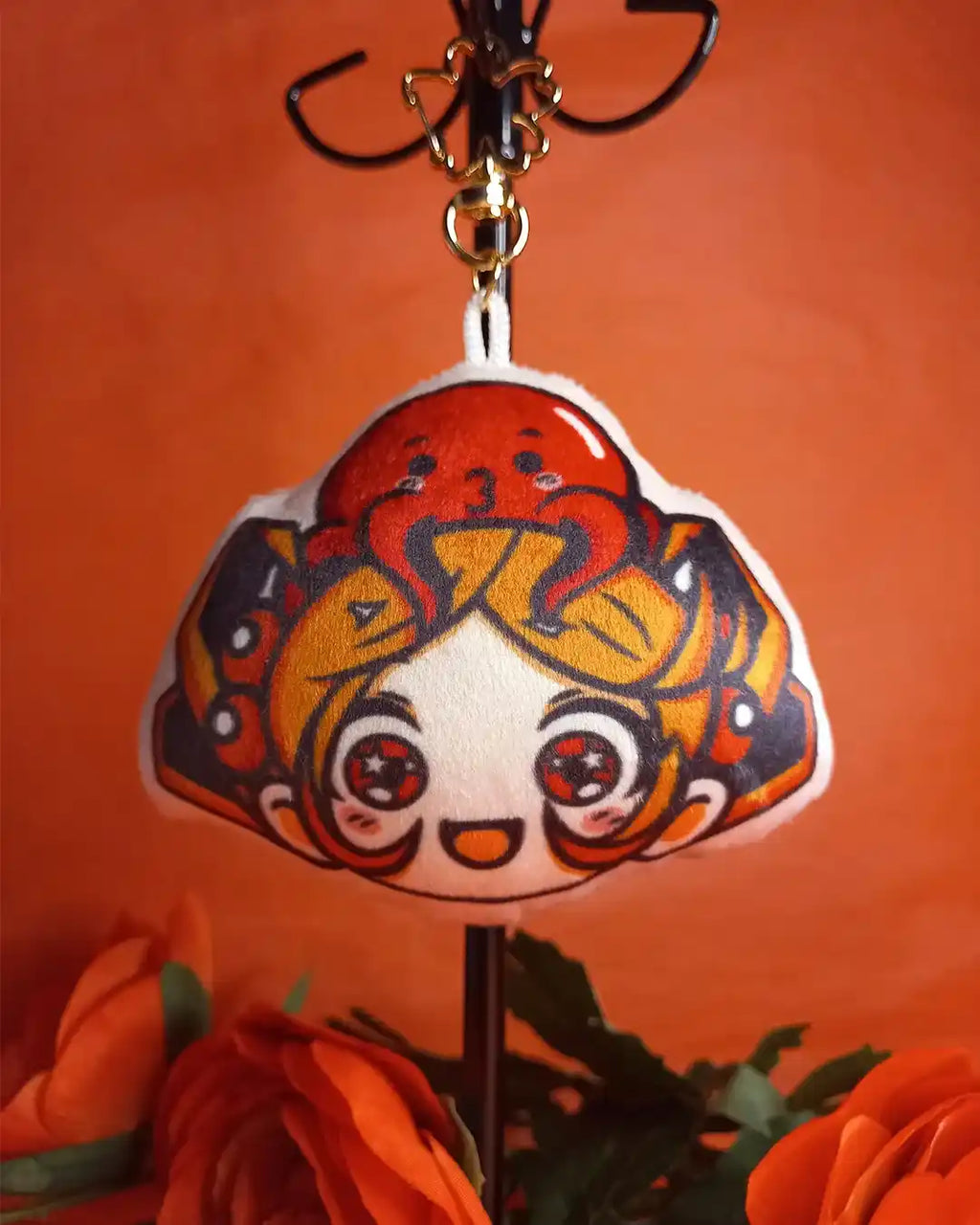 Porte-clé en peluche Geekélia et Takoyageek #01