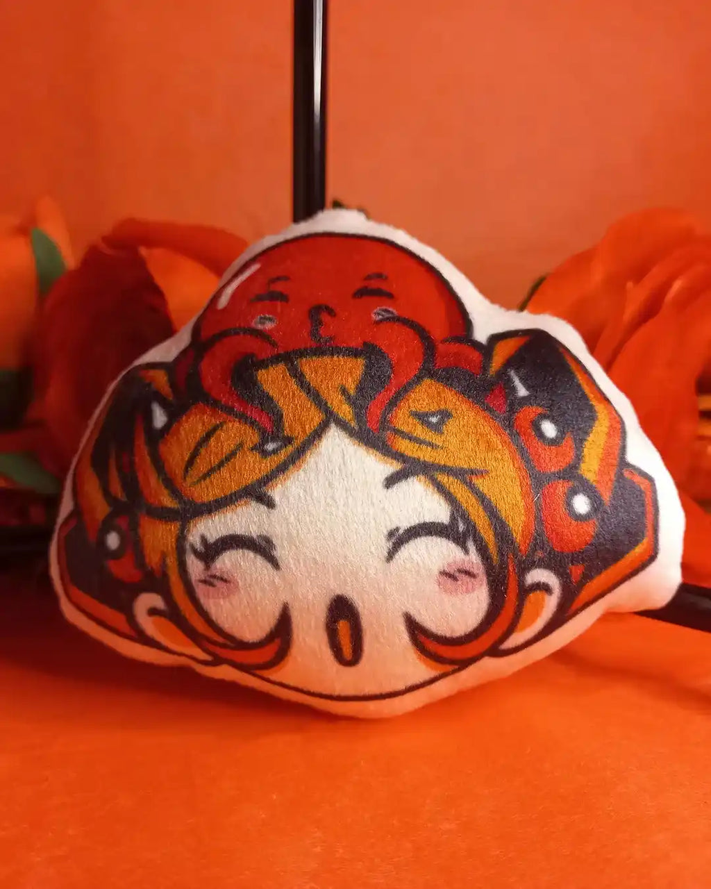 Porte-clé en peluche Geekélia et Takoyageek #01