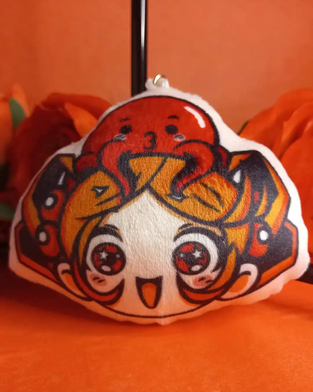 Porte-clé en peluche Geekélia et Takoyageek #02