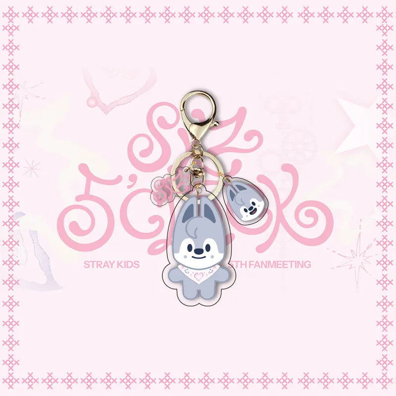 Porte-clé SKZOO Stray Kids (8 personnages différents)
