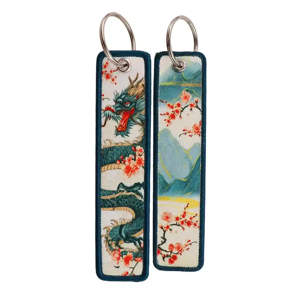 Porte-clé Dragon et Montagnes Sakura #12