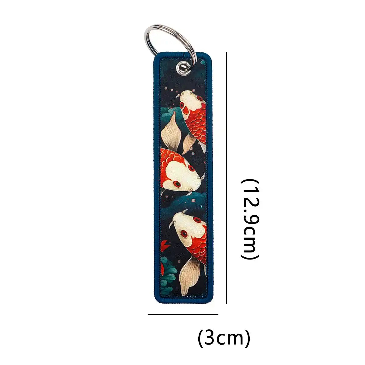 Porte-clé Carpes Koi Rouges Harmonie & Chance #13