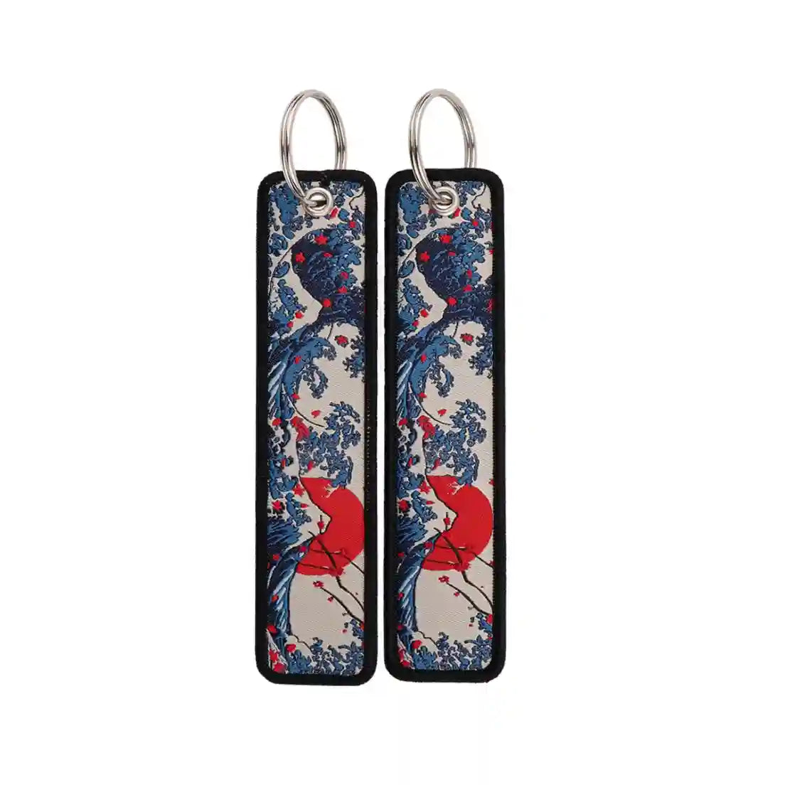 Porte-clé Vagues au Coucher du Soleil #18