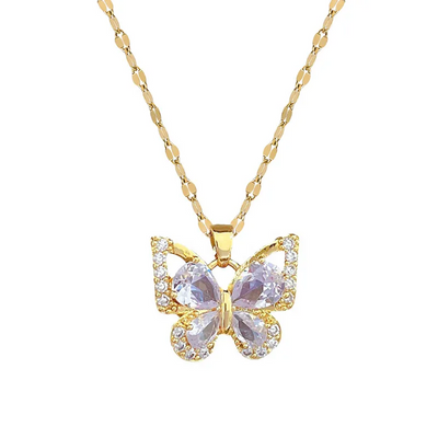 Collier Papillon Féerique