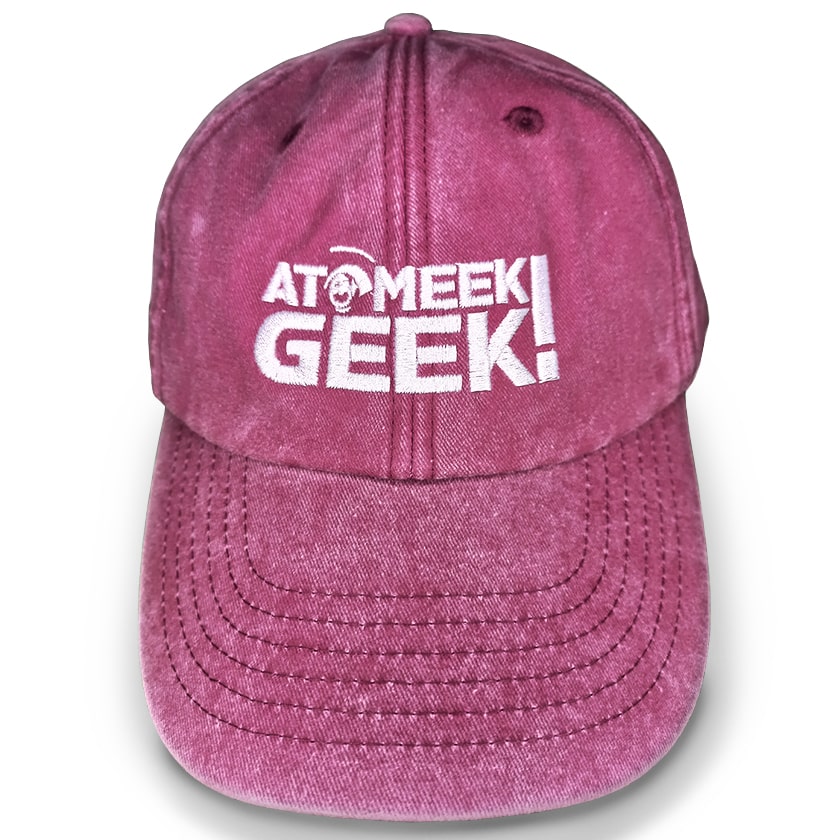 Atomeek Geek - Casquette Vintage Red