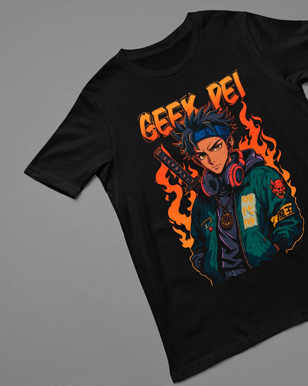 Geek Péi / T-shirt manga unisexe en précommande