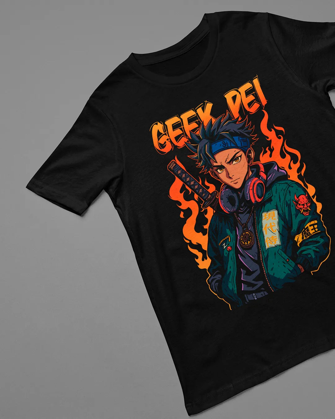 Geek Péi / T-shirt manga unisexe en précommande