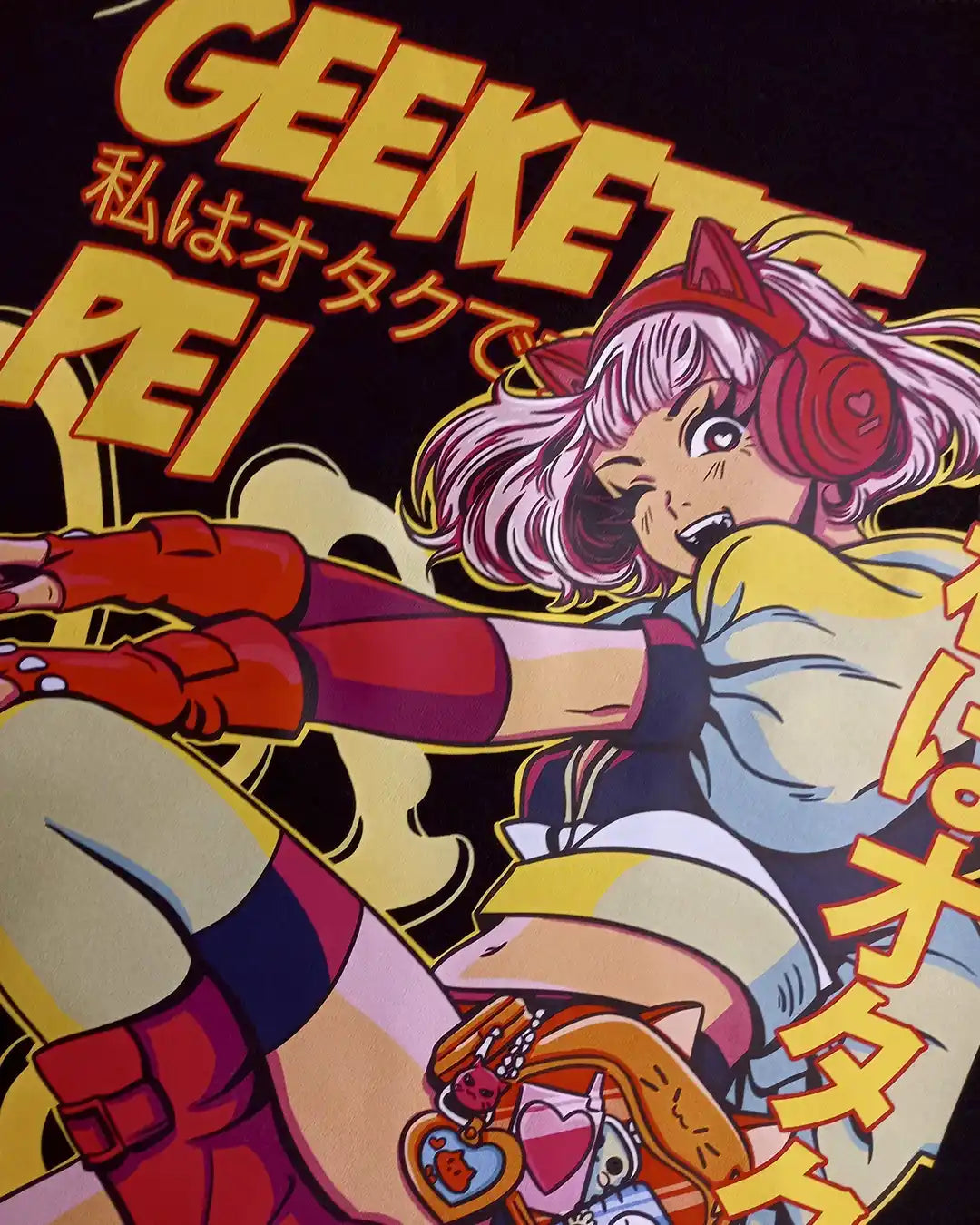 Geekette Péi / T-shirt manga unisexe en précommande