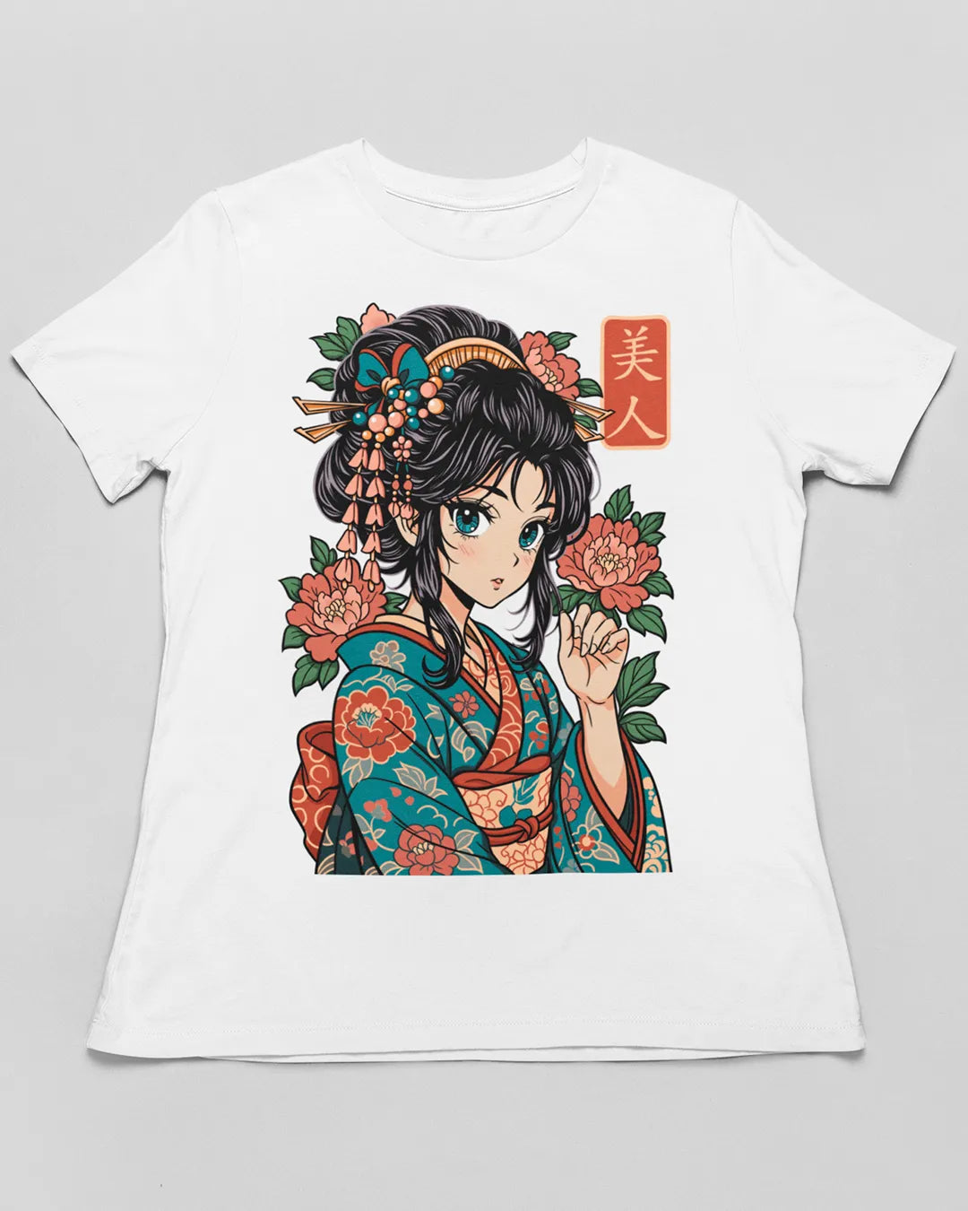 Geisha / T-shirt manga unisexe en précommande