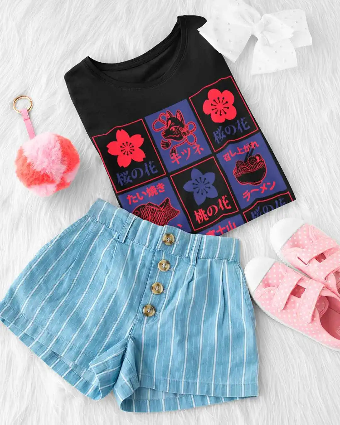 Japan Lover / T-shirt manga manches courtes femme en précommande