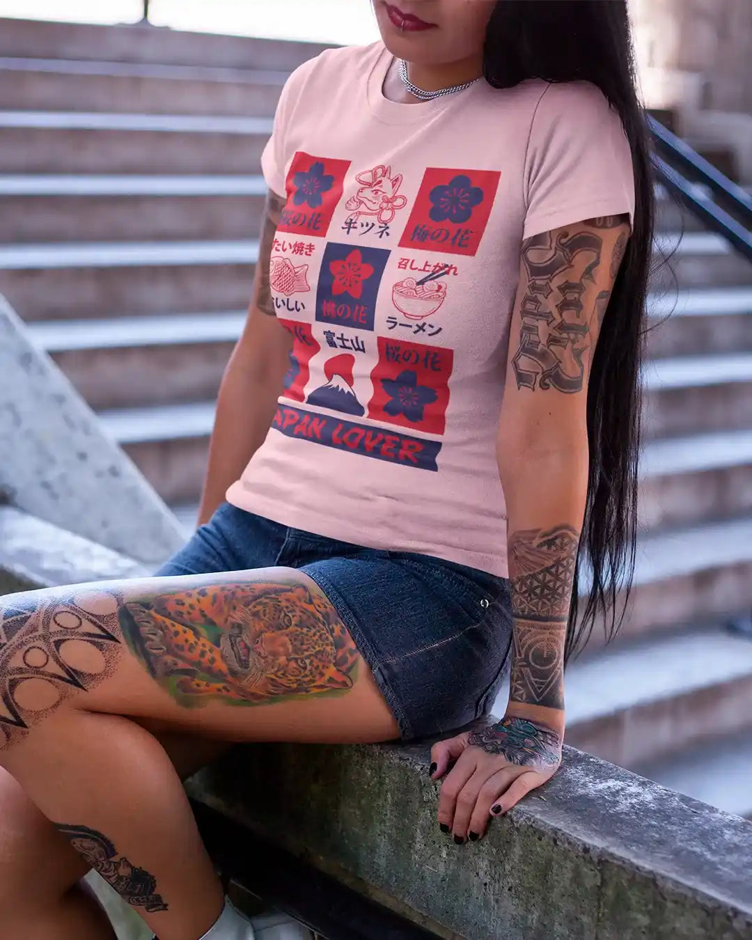Japan Lover / T-shirt manga coton épais unisexe en précommande